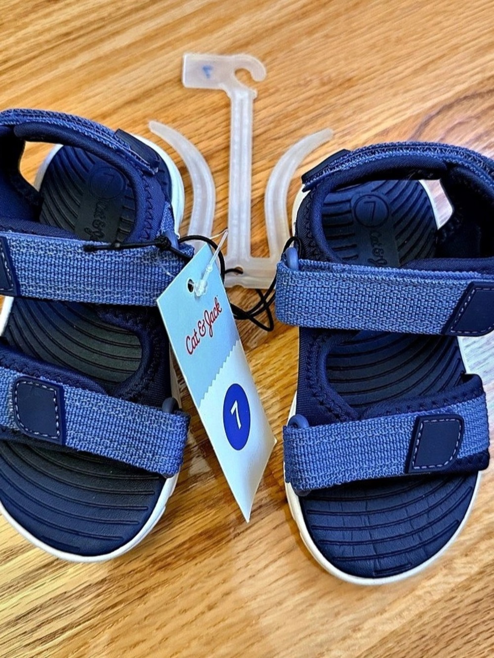 Cat & Jack Blue Sandals Size 7 NWT